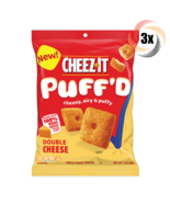 3x Bag Cheez-It Puff&#39;d Double Cheese Flavor Baked Snack 3oz Cheesy, Airy... - $20.85 CAD