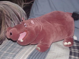 14&quot; Rare Disney HIPPO Plush Toy From Tarzan 1999 Nice - $49.49
