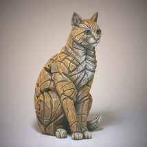 Edge Sculpture Sitting Cat Statue 15" High Tabby Orange Cat Pet Feline 6008140 image 7