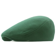 Green Solid Color Cap Mens - £3.38 GBP