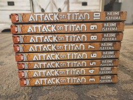 Attack on Titan Manga Lot Volume 3-10 Kodansha English Set Hajime Isayama - $41.42