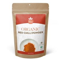 Organic Red Chili Powder (8 OZ) Pure and Natural Chili Powder Seasoning - £6.21 GBP