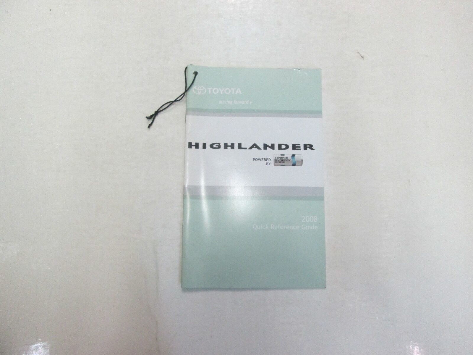 Primary image for 2008 Toyota Highlander Quick Reference Guide Booklet WORN FACTORY OEM BOOK 08