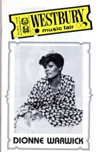 Dionne Warwick -At Westbury Music Fair  (Program) - $2.75