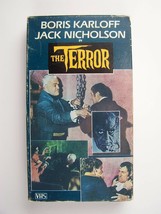The Terror VHS Video Boris Karloff Jack Nicholson 1963 Horror Classic - £5.44 GBP