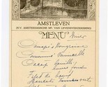 Papandayan Hotel Menu Garut Java Indonesia Anstleven Amsterdam 1937 Sala... - £37.98 GBP