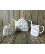 Vintage Seltmann Weiden &quot;ALEXIS&quot; Porcelain Teapot W/ Sugar &amp; Creamer Set... - £47.83 GBP