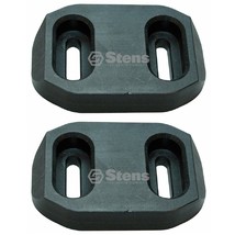 2 Non-Abrasive Skid Shoes Fits John Deere M124413 M144012 MTD 05002-0637 - $42.70