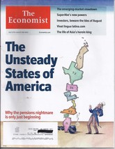 The Economist: The Unsteady States of America July/Aug 2013 - £7.95 GBP