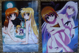 Nanoha the Movie 2nd A&#39;s Project double sided promo poster Japan anime NEW! - £8.77 GBP