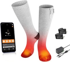 Savior Electric Heated Socks For Men Women,With App Control Rechargeable, Etc. - £66.89 GBP