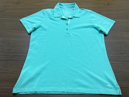 Tommy Bahama IslandZone Women’s Seafoam Green Polo Shirt - Large - £14.36 GBP
