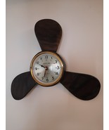 Metal Wall Clock Blackish Industrial Retro Style Exhaust Fan Design Home... - $2,391.42 MXN