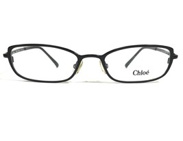Chloe Eyeglasses Frames CL1112 C01 Shiny Black Rectangular Full Rim 49-18-135 - £29.75 GBP
