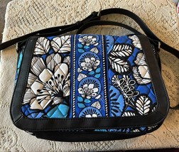 Vera Bradley Carryall Crossbody  Retired Blue Bayou Purse Tote Satchel - £9.29 GBP