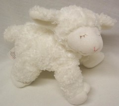 Baby Gund Soft White Winky The Lamb Rattle 8&quot; Plush Stuffed Animal Toy - £11.65 GBP
