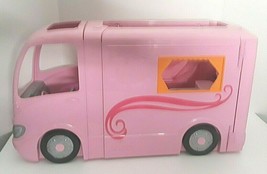 Mattel Barbie Camper Pop Up RV Pink  Motorhome Van With Accessories Parts - £14.93 GBP