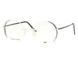 Minima 11C DM4 Shiny Black Gold Rimless Titanium Eyeglasses 50-18-144 Fr... - $199.20