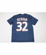 psg jersey 2012 2013 shirt beckham short sleeve paris saint germain - $85.00