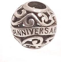 Chamilia Sterling Silver Charm Happy Anniversary #2010-3051 NEW - £9.39 GBP