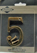 Solid Brass House Door Numbers Large 3&quot;/76mm x 3mm Office Gate 0123456789 - £0.99 GBP+