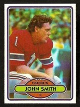 New England Patriots John Smith 1980 Topps Football Card #291 nr mt - £0.39 GBP