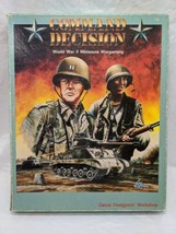 *NO Tokens* GDW Command Decision World War II Miniature Wargaming Board Game - £28.17 GBP