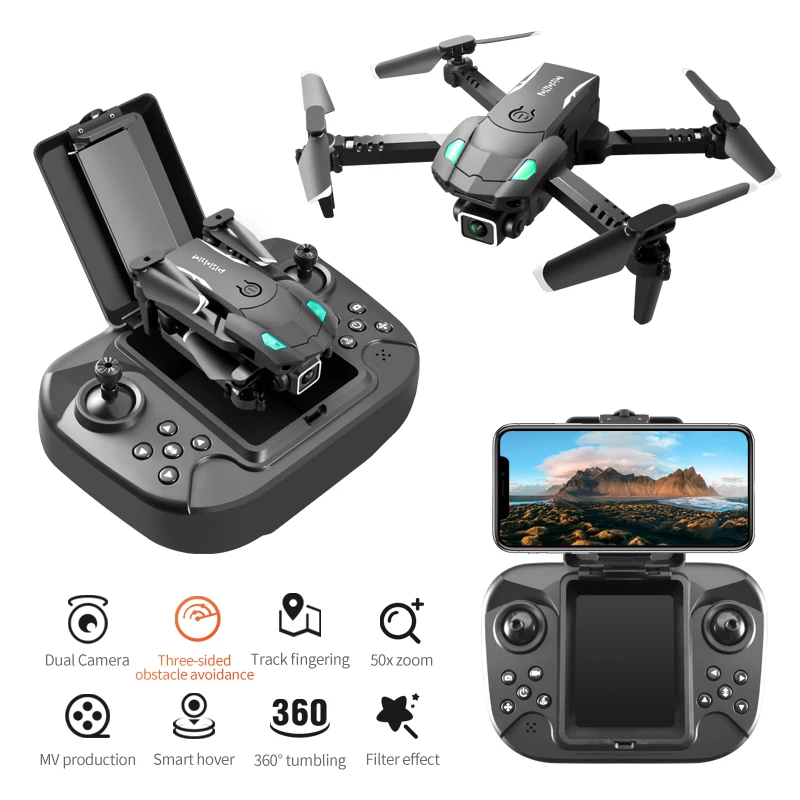 Play S128 Mini RC Drone 4K Profesional HD Camera Remote Control Drone Profession - £60.83 GBP