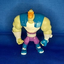 1996 Mattel Mighty Ducks Grin 6.5" Action Figure Toy W/ Boots Armor Disney VTG - $18.69