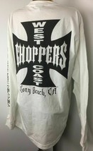 Jesse Who? West Coast Choppers Iron Cross, Long Sleeves cotton White T-S... - $49.49+
