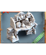 3D Printed STL Miniatures Alchemist Desk 28 - 32mm War Gaming D&amp;D - $13.75 CAD+
