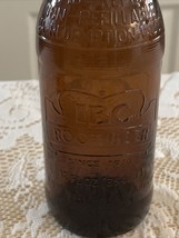 Vintage IBC Root Beer Embossed 12oz Empty Brown Glass Bottle Collectable - $10.39