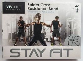Vivilife -Spider Cross Resistance Band Kit - For An Active Lifestyle.  Black/Red - £15.97 GBP