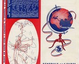Air France Schedule and Fares No 13 April 1 1958 - £22.26 GBP