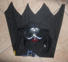 batman costume nwot child  size medium black cape mask low price 25% off... - £11.79 GBP