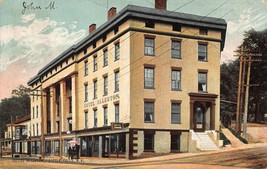 Little Falls New York~Hotel ALLERTON~1907 Postmark Rotograph Postcard - £4.58 GBP