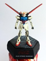 Coca Cola X Gundam 25th Anniversary Soda Can Cap Figure AILE STRIKER - 2004 - £14.86 GBP