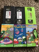 Veggie Tales VHS Lot 3 Madame Blueberry Queen Esther Are You My Neighbor - £6.68 GBP