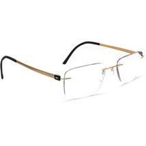 Silhouette Eyeglasses 5452 6051 Titan Gold Rimless Frame Austria 52[]19 145 - £179.84 GBP
