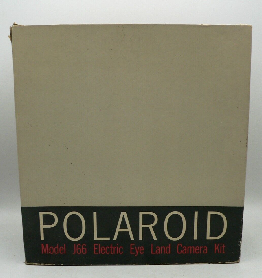 Vintage Polaroid Electric Eye Land Camera With Leather Case Model J66 Item image 2