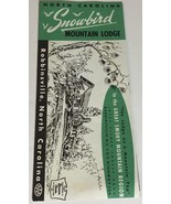 Vintage Snowbird Mountain Lodge Brochure Smoky Mnts North Carolina BRO13 - £11.13 GBP