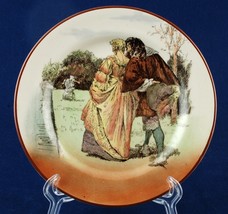 Royal Doulton Sir Roger de Coverley 6.5&quot; Bread Plate D3418 I-10 #4 Courtship - £9.43 GBP