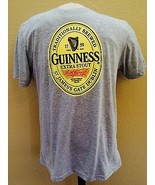 Men&#39;s Gray Official Guinness T Shirt Sz M - Fast Ship! - £13.47 GBP