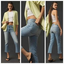 New Anthropologie Fidelity Denim Juniper Mini Boot Crop Jeans $228 SIZE 27  - £79.13 GBP