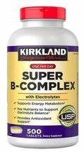 Kirkland Signature Super B-Complex with Electrolytes, 500 Tablets - £31.96 GBP