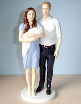 Royal Doulton Prince George -A Royal Birth w/ William &amp; Kate Figurine HN... - £77.79 GBP