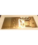 NEW $500 EURO Bank Note .999 GOLD Foil  EUROPEAN  SUPER NICE - £3.12 GBP