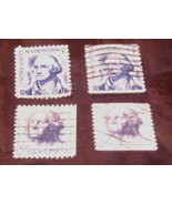 1962 &amp; 1966 George Washington 5 cents US Postage Stamp  Scott #1213/#1283 - £3.91 GBP