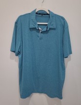 Public Rec Men Go-To Polo Shirt 2XL Pima Cotton Teal BLUE  - £11.35 GBP