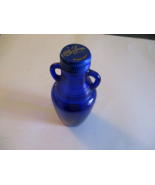 Vintage Cobalt Blue Bottle w/ Two Handles Blue Luna Cafe Bottle 1980-90’... - $127.59 MXN